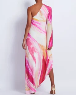 PatBO Aura Stretch One Shoulder Maxi Dress (FINAL SALE)- Dresses & Jumpsuits
