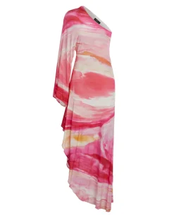 PatBO Aura Stretch One Shoulder Maxi Dress (FINAL SALE)- Dresses & Jumpsuits