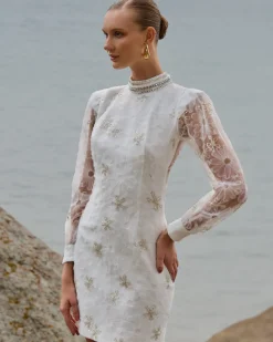 PatBO BEADED LACE MINI DRESS- Dresses & Jumpsuits