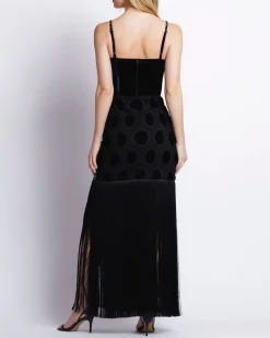 PatBO BEADED VELVET LACE MAXI DRESS (EXCLUSIVE)- Dresses & Jumpsuits