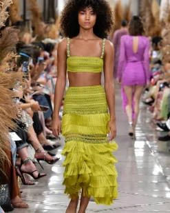 PatBO Beaded Woven Cropped Top (FINAL SALE)- Matching Sets|Tops & Bodysuits