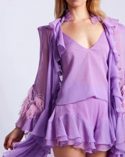 PatBO Chiffon Ruffle Shorts (FINAL SALE)- Matching Sets|Bottoms