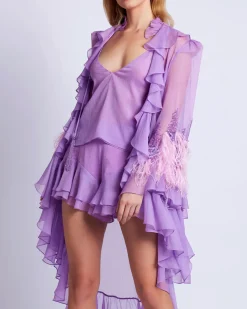 PatBO Chiffon Ruffle Shorts (FINAL SALE)- Matching Sets|Bottoms