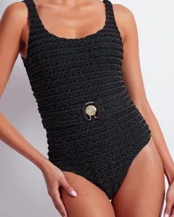 PatBO Crinkle Lurex One Piece (FINAL SALE)- One Pieces