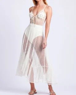 PatBO Crochet Beach Skirt- Cover-ups