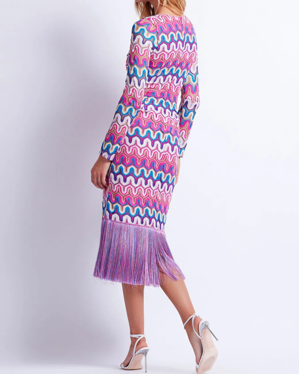 PatBO CROCHET CUT-OUT FRINGE TRIM MIDI DRESS (FINAL SALE)- Beach Dresses|Dresses & Jumpsuits