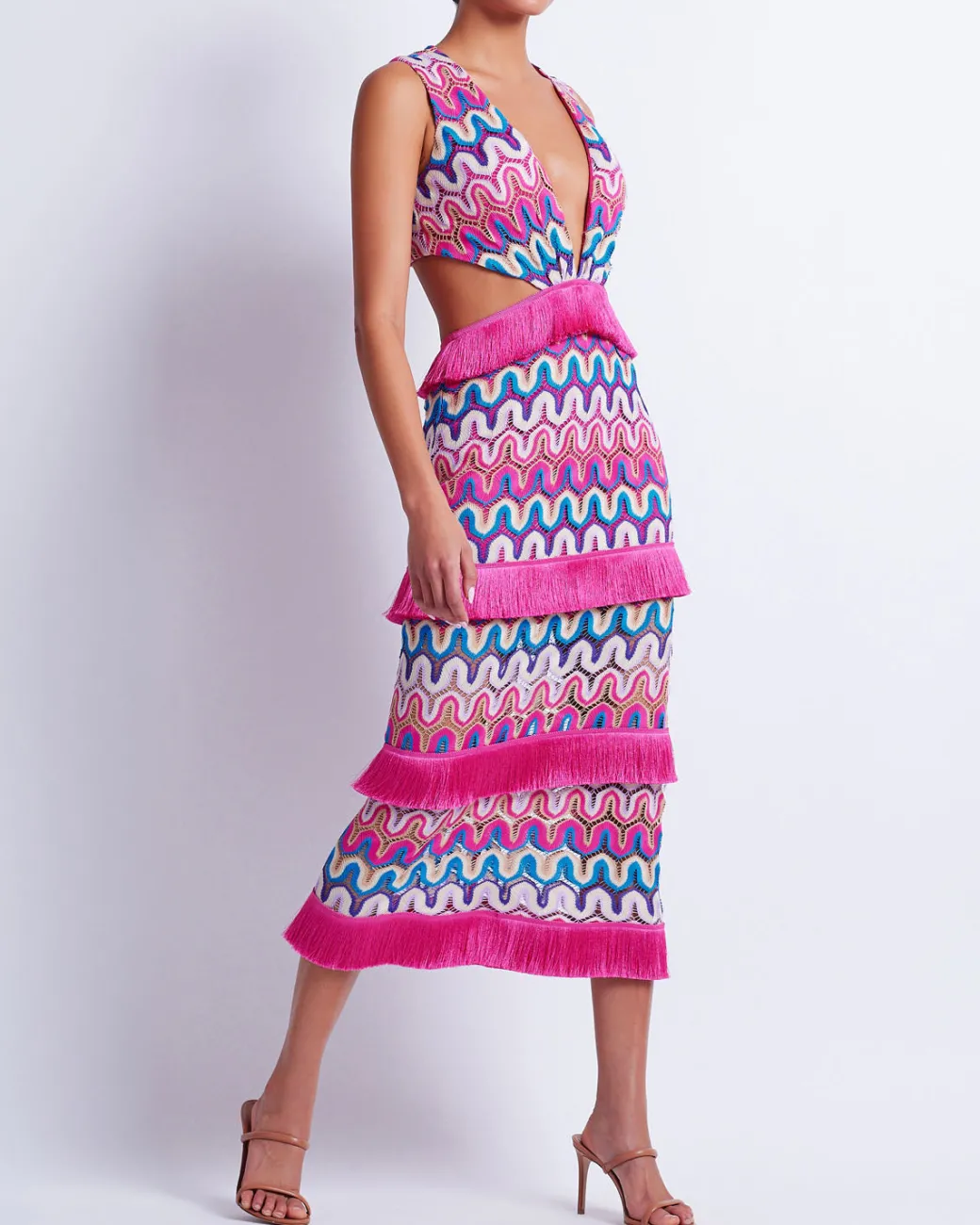 PatBO CROCHET CUT-OUT MIDI DRESS (FINAL SALE)- Beach Dresses|Dresses & Jumpsuits