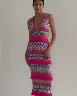 PatBO CROCHET CUT-OUT MIDI DRESS (FINAL SALE)- Beach Dresses|Dresses & Jumpsuits