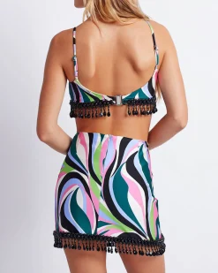 PatBO DELOS BEADED CROPPED TOP (FINAL SALE)- Tops & Bodysuits