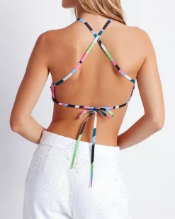 PatBO DELOS BEADED HALTERNECK TOP (FINAL SALE)- Tops & Bodysuits