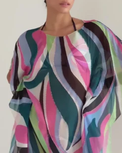 PatBO DELOS BEADED KAFTAN (FINAL SALE)- Cover-ups