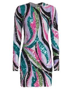 PatBO DELOS BEADED TULLE MINI DRESS (FINAL SALE)- Dresses & Jumpsuits