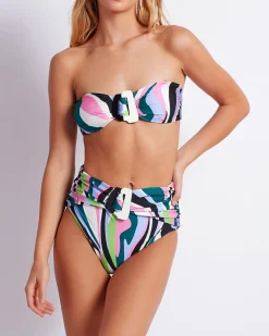 PatBO DELOS HIGH WAIST BIKINI BOTTOM (FINAL SALE)- Bikinis