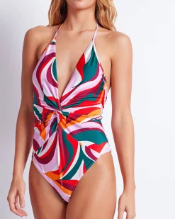PatBO DELOS PLUNGE SWIMSUIT (FINAL SALE)- One Pieces