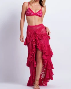 PatBO Embroidered Bikini Top (FINAL SALE)- Bikinis