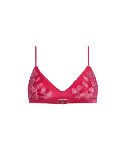 PatBO Embroidered Bikini Top (FINAL SALE)- Bikinis