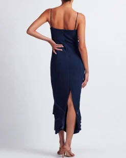 PatBO Embroidered Crochet Midi Dress (FINAL SALE)- Dresses & Jumpsuits