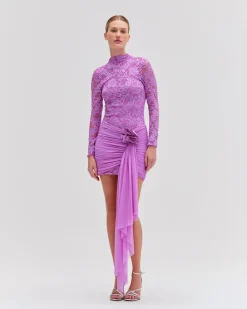 PatBO Embroidered Lace Mini Dress- Dresses & Jumpsuits