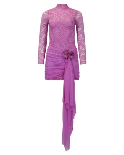 PatBO Embroidered Lace Mini Dress- Dresses & Jumpsuits