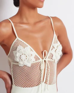 PatBO Floral Crochet One Piece (FINAL SALE)- One Pieces