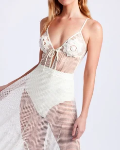 PatBO Floral Crochet One Piece (FINAL SALE)- One Pieces