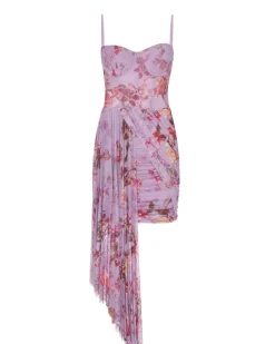 PatBO Floral Haze Bustier Mini Dress- Dresses & Jumpsuits