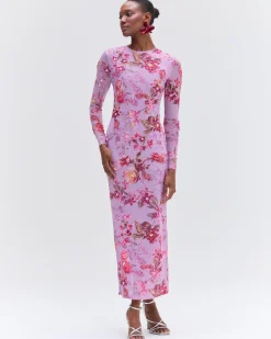 PatBO FLORAL HAZE EMBROIDERED TULLE DRESS- Dresses & Jumpsuits