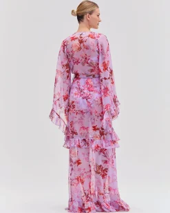 PatBO Floral Haze Maxi Robe- Cover-ups|Matching Sets