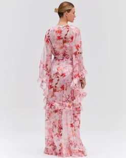 PatBO Floral Haze Maxi Robe (EXCLUSIVE)- Cover-ups|Matching Sets