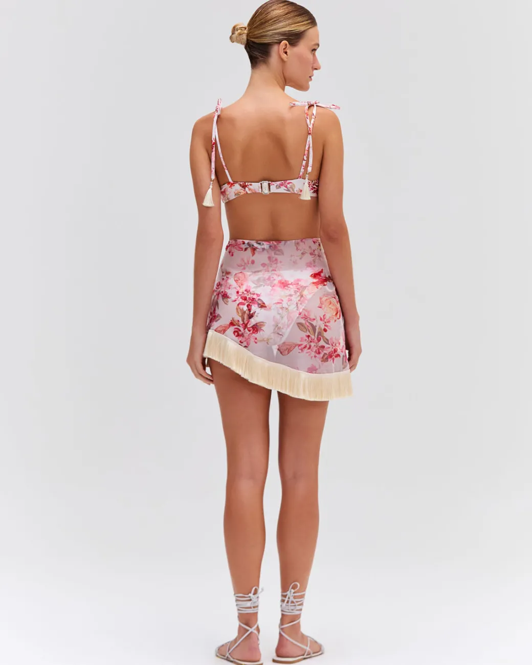 PatBO Floral Haze Mini Sarong (EXCLUSIVE)- Cover-ups|Matching Sets