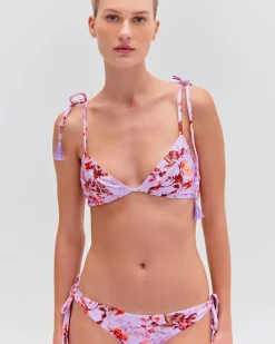PatBO Floral Haze String Bikini Bottom- Bikinis|Matching Sets
