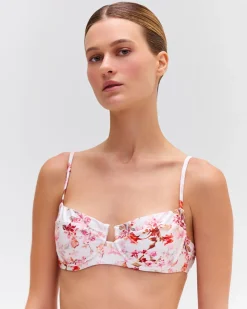 PatBO Floral Haze Underwire Bikini Top (EXCLUSIVE)- Bikinis|Matching Sets