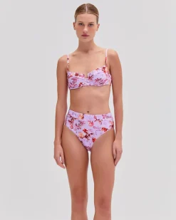 PatBO Floral Haze Underwire Bikini Top (EXCLUSIVE)- Bikinis|Matching Sets