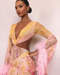 PatBO Floral Long Dress- Dresses & Jumpsuits