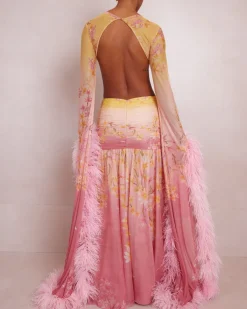 PatBO Floral Long Dress- Dresses & Jumpsuits
