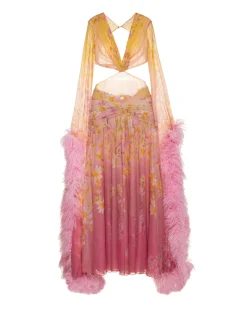 PatBO Floral Long Dress- Dresses & Jumpsuits
