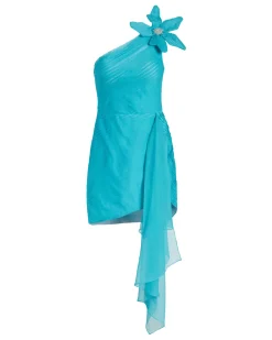 PatBO Flower Appliqué Mini Dress (FINAL SALE)- Dresses & Jumpsuits