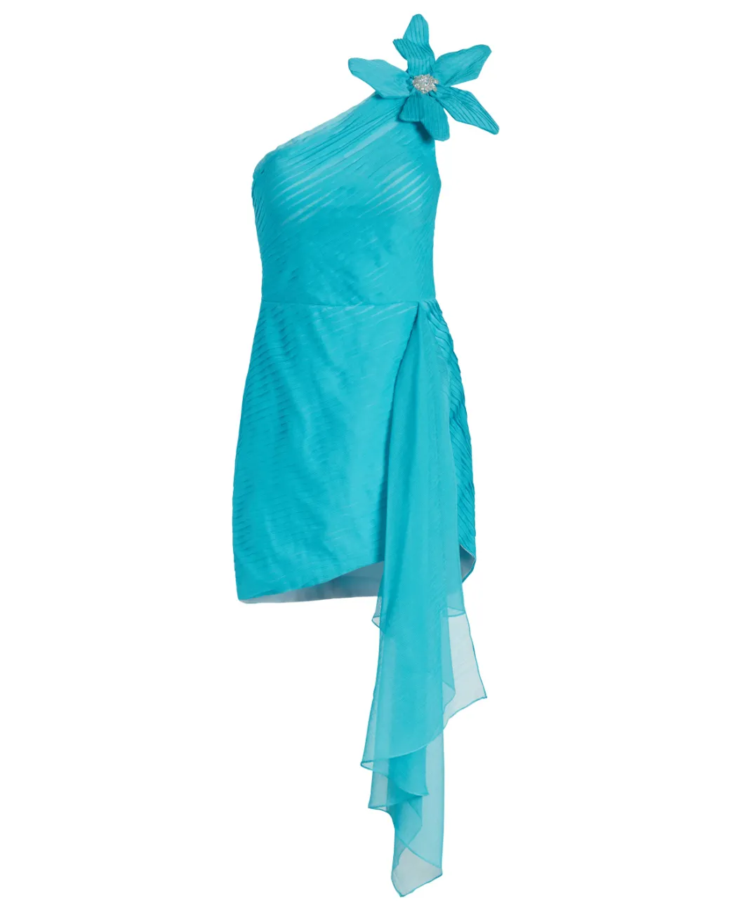 PatBO Flower Appliqué Mini Dress (FINAL SALE)- Dresses & Jumpsuits