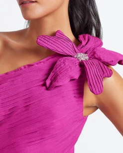 PatBO Flower Appliqué Mini Dress (FINAL SALE)- Dresses & Jumpsuits
