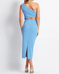 PatBO Flower Applique Midi Dress (FINAL SALE)- Dresses & Jumpsuits
