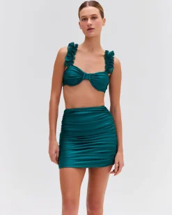 PatBO FLUTTER SLEEVE BIKINI TOP (FINAL SALE)- Bikinis