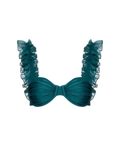 PatBO FLUTTER SLEEVE BIKINI TOP (FINAL SALE)- Bikinis
