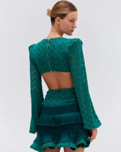 PatBO FRINGE CUTOUT MINI DRESS- Dresses & Jumpsuits