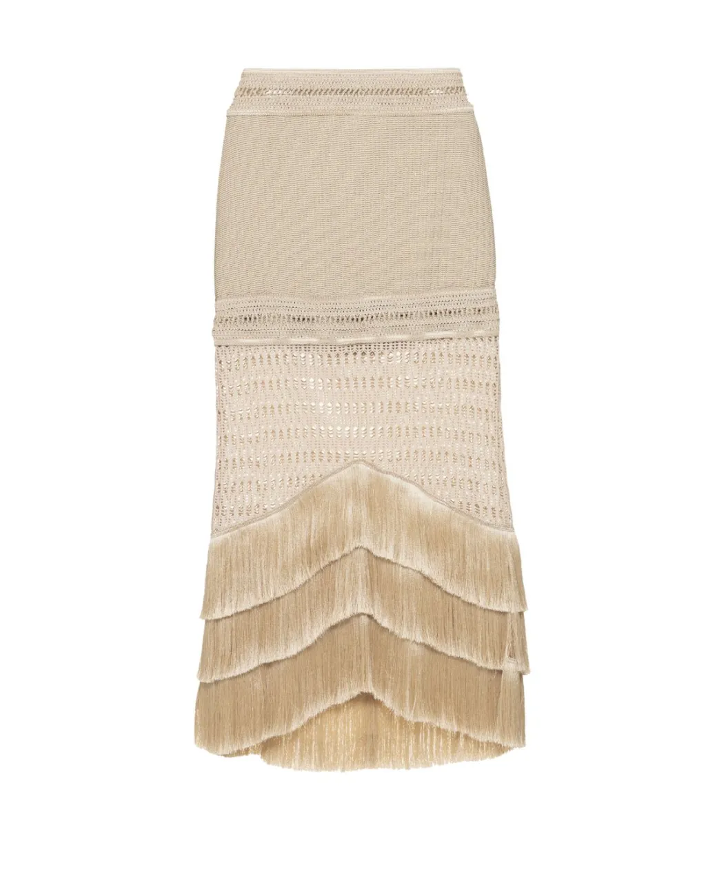 PatBO Fringe Maxi Skirt- Matching Sets|Bottoms