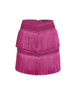 PatBO Fringe Mini Skirt- Matching Sets|Bottoms