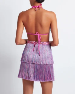 PatBO FRINGE MINI SKIRT (FINAL SALE)- Cover-ups|Matching Sets
