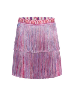 PatBO FRINGE MINI SKIRT (FINAL SALE)- Cover-ups|Matching Sets