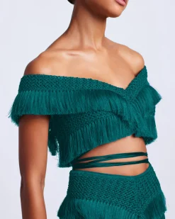 PatBO FRINGE TRIM MAXI SKIRT- Bottoms