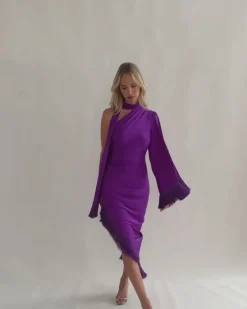 PatBO Fringe Trim Oscar Dress (FINAL SALE)- Dresses & Jumpsuits