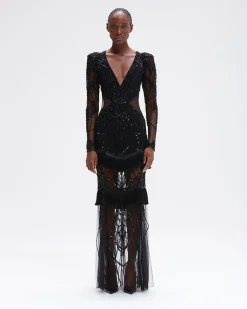 PatBO Gossamer Fringe Maxi Dress (RUNWAY)- Dresses & Jumpsuits
